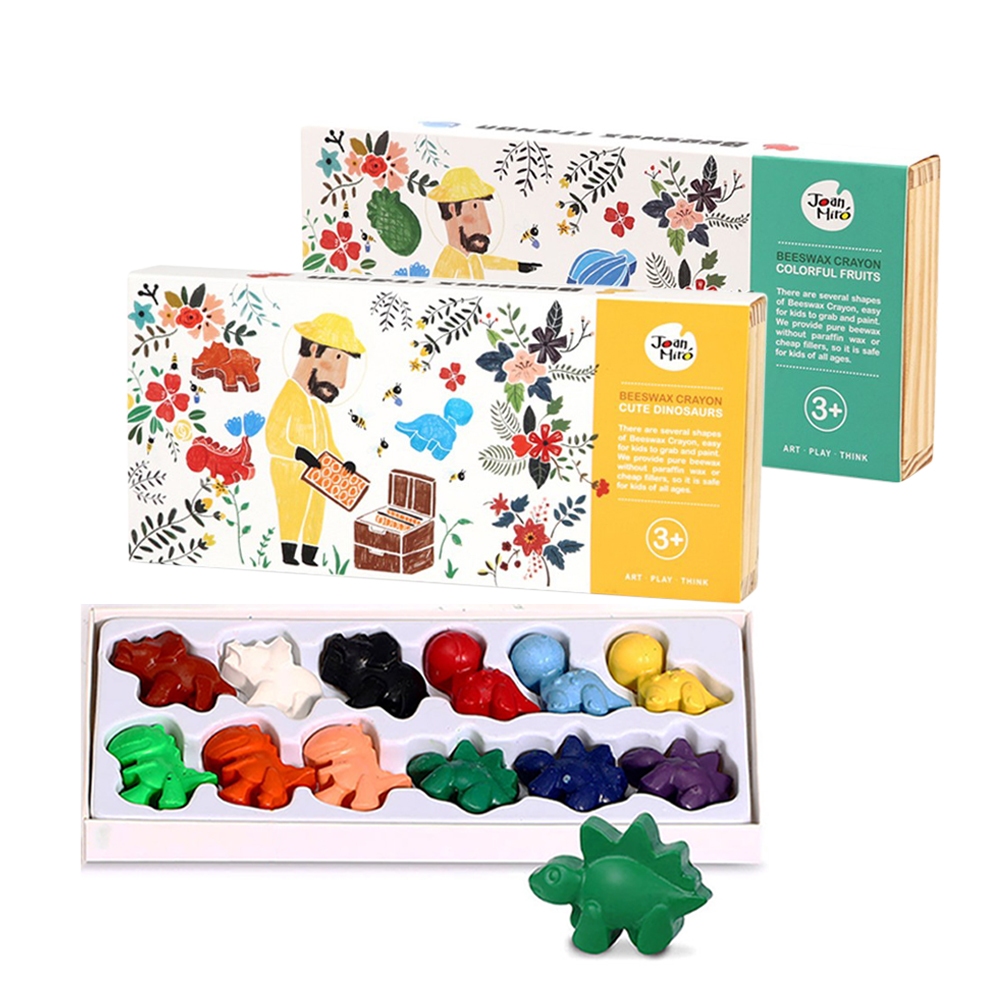 Joan Miro สีเทียนจากขี้ผึ้ง Bees Wax Crayon ของเล่นเด็กเสริมพัฒนาการ 1 ขวบ ของเล่นเด็ก 2-3 ขวบขึ้นไป