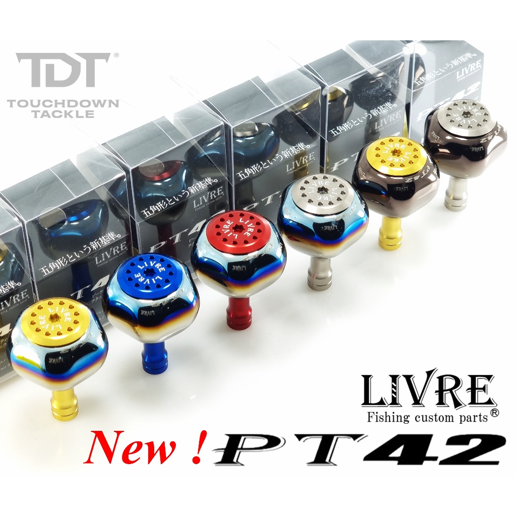 LIVRE PT42 น๊อปไทเทเนี่ยม สำหรับรอกทะเลแกนSHI B 100% MADE IN JAPAN