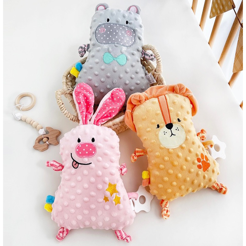 ตุ๊กตาดอทมิงค์ ตุ๊กตากันสะดุ้ง ดอทนิ่มขนนุ่ม เสริมพัฒนาการเด็ก - รูปที่ 4