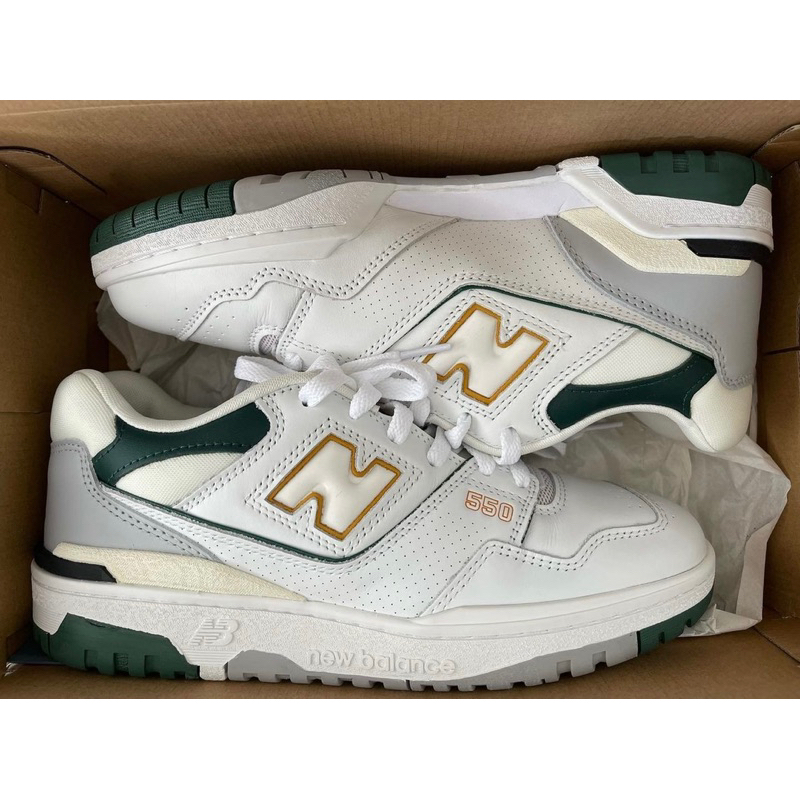 รองเท้า NEW BALANCE 550 white/green