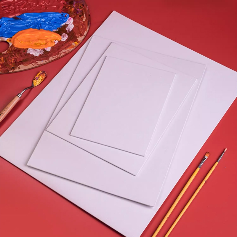 เฟรมแคนวา เฟรมจิ๋ว (ผ้าฝ้าย) DIY กระดานวาดภาพ ผ้าใบ เฟรมผ้าใบสำเร็จรูปขนาดต่างๆ กรอบรูปแคนวาสคุณภาพสูง/Canvas Panel - รูปที่ 3