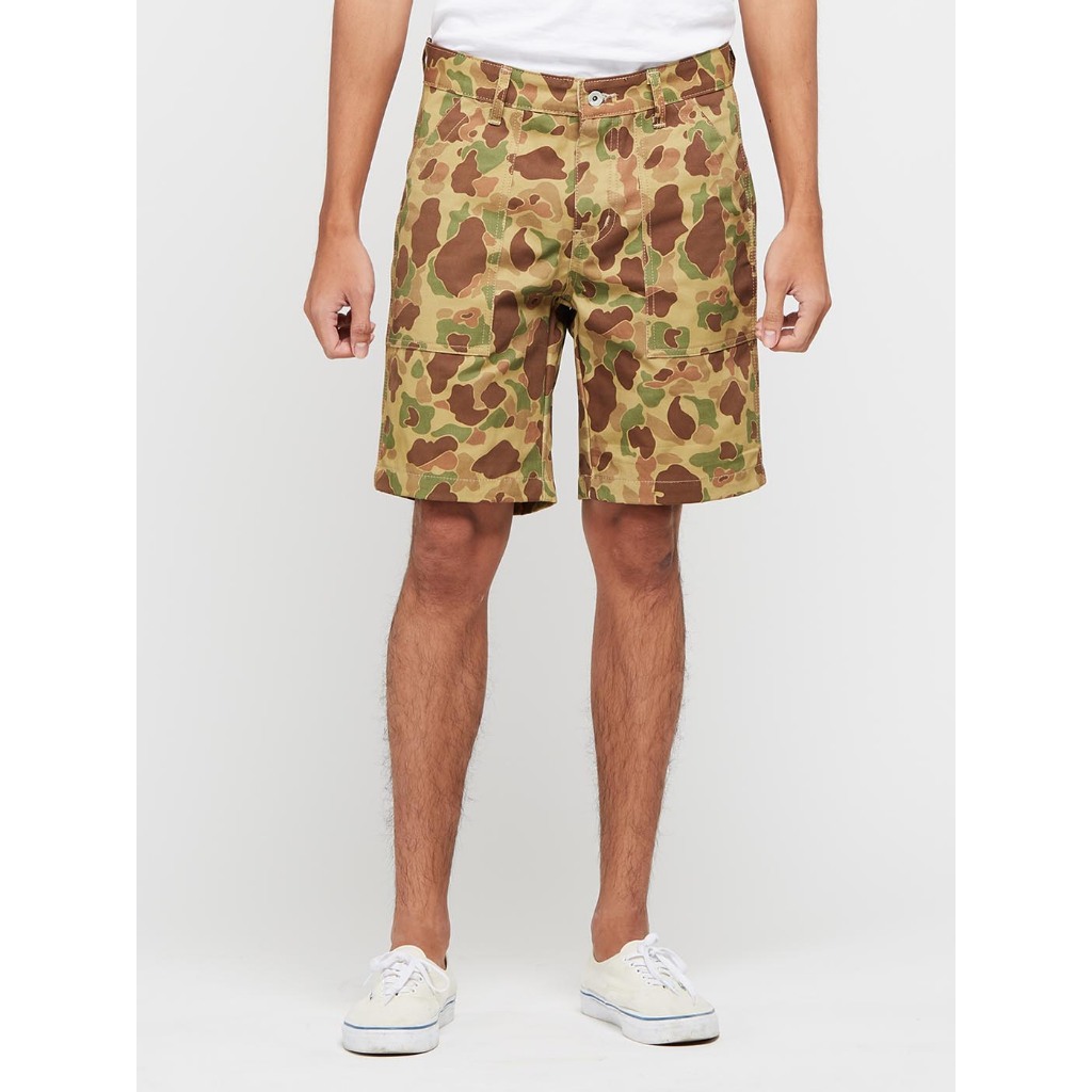 Simple&amp;Raw - Sk830 Frog Camo Shorts