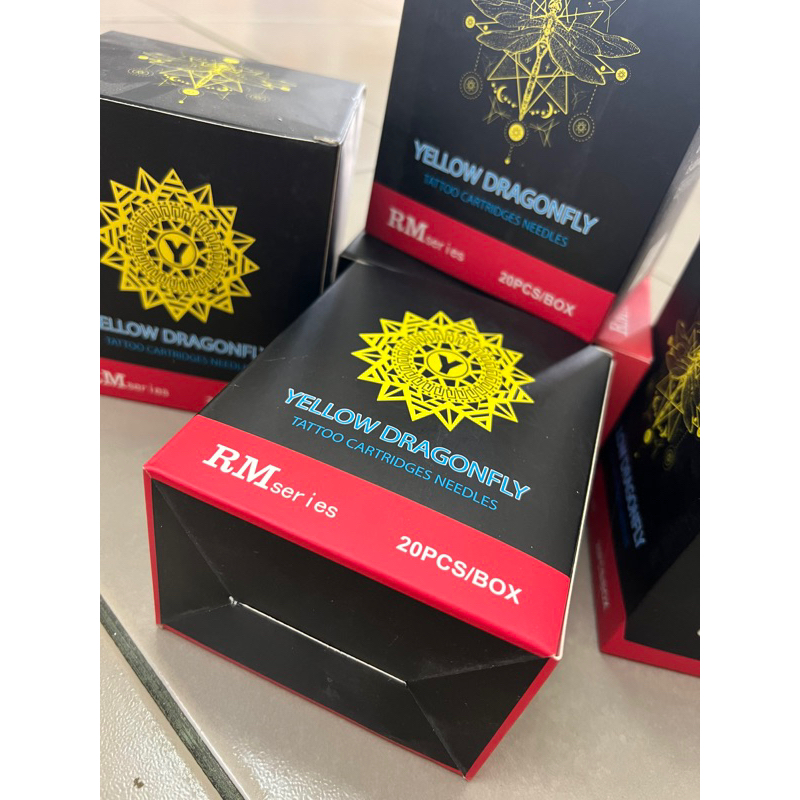 เข็มสัก Yellw Dragonfly 5RM  แบ่งชิ้น