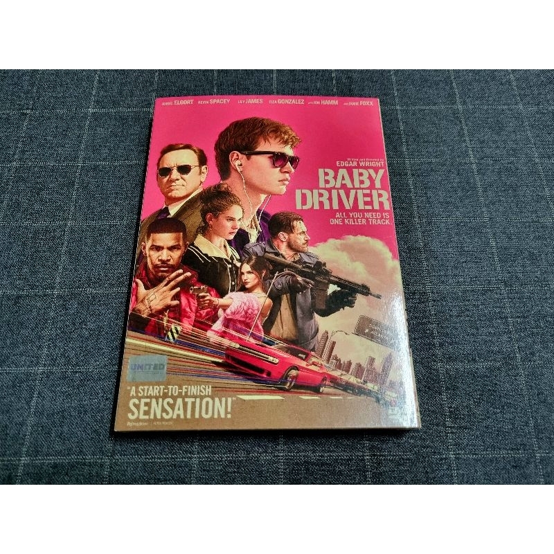 DVD ภาพยนตร์แอ็คชั่น ปล้น ซิ่งรถสุดมันส์ปนฮา "Baby Driver / จี้ เบบี้ ปล้น" (2017)