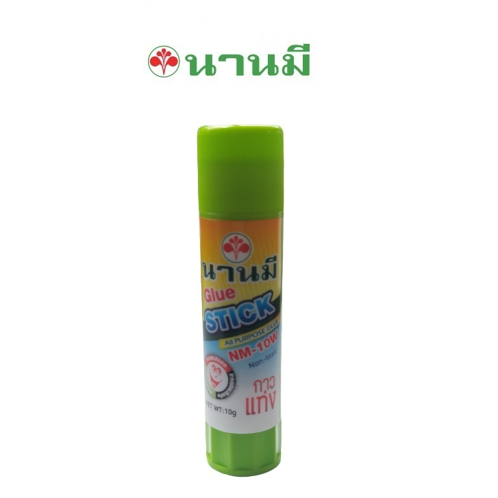Nanmee นานมี กาวแท่ง 10 กรัม NM-10W จำนวน 1 แท่ง