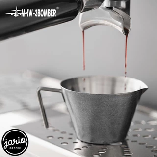 JARIO x MHW-3BOMBER ถ้วยตวงสแตนเลสปากแหลม100ml MHW-3BOMBER Stainless Steel Measuring Cup