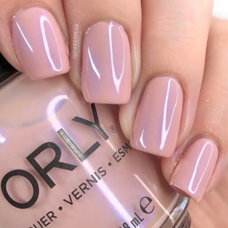 พร้อมส่ง Orly Eternal Plane สีชมพูนู้ด ชมพูที่ทาได้ทุกวัน เก๋ๆ ตรงมีเหลือบชิมเมอร์สีฟ้า VEGAN | 12 FREE แท้