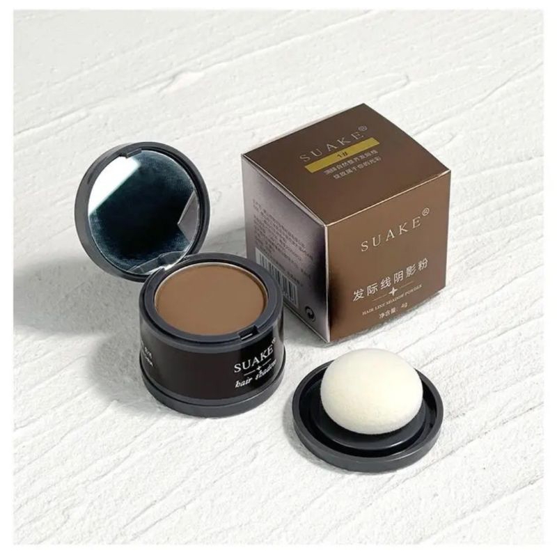 SUAKE Hairline Fluffy Powder แป้งปิดเหม่ง ผงปิดผมบาง  ปิดผมขาว เพิ่มความหนา