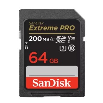 พร้อมส่ง❤️SANDISK Extreme Pro เมมโมรี่การ์ด (64GB) รุ่น SDSDXXU-064G-GN4IN(นำเข้า ก.ย.2566)❤️รับประกัน2ปี โดย Synnex