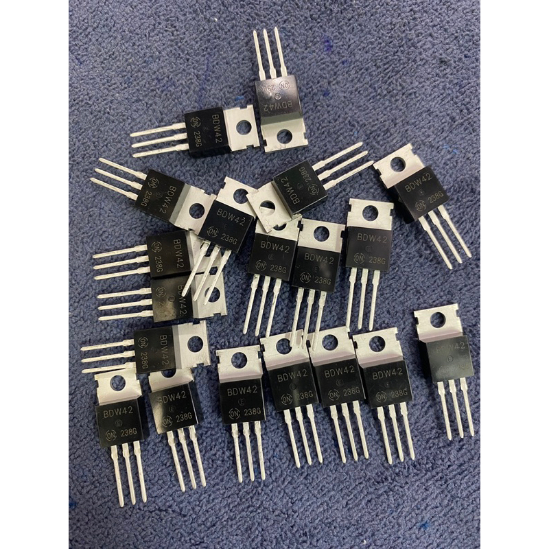 BDW42แท้-TO-220-NPNดาร์ลิงตันทรานซิสเตอร์15A100Vมีพร้อมส่งในไทย
