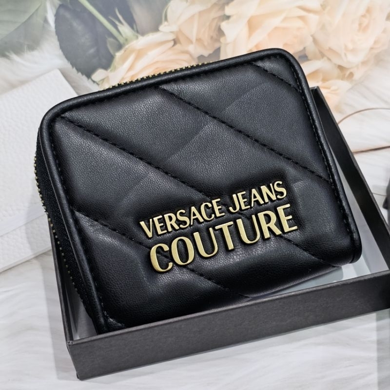 ราคาพิเศษ ✔ ของแท้ 100% ✧.* New พร้อมส่ง ✧.* กระเป๋าสตางค์ Versace Jeans Couture สีดำ