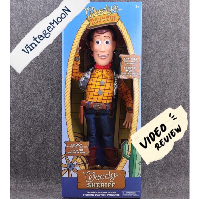 Toy Story 3 Woody The sheriff cowboy Disney Real Clothes Talking Action Figure 40 cm