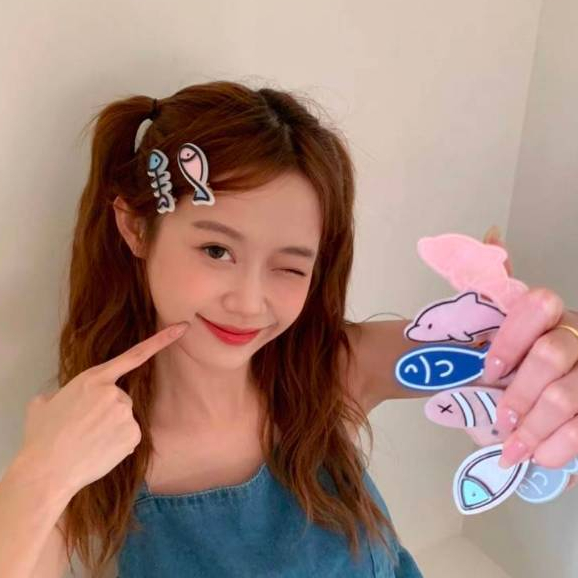 GNY-กิ๊บติดผม รูปปลาน้อยน่ารัก แบบสร้างสรรค์ สำหรับผู้หญิง(พร้อมส่งจากไทย)