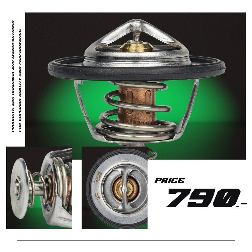 BILLION THERMOSTAT 68°C FOR ISUZU DMAX COMMONRAIL/1.9 BLUEPOWER/MU-7/MU-X/4JK1/4JJ1 Part No.8-98017027-2 #วาล์วน้ำ68องศา