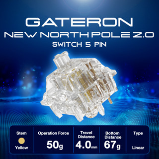 RAZEAK (10/35ชิ้น) Gateron North Pole 2.0 Linear switches 5 …