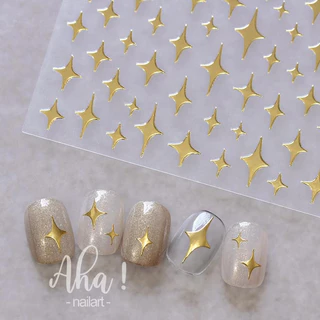 สติ๊กเกอร์ติดเล็บ AHA รวมลายดาว