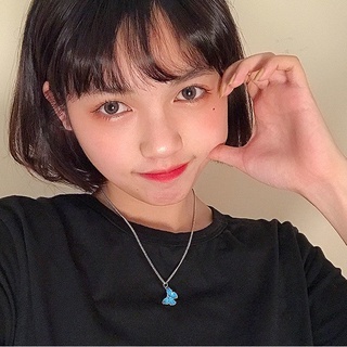 Uyoungit สร้อยแฟชั่น Blue Butterfly มีทั้ง สร้อยคอ กำไล ผีเสื้อ อะไหล่เงิน Q-88