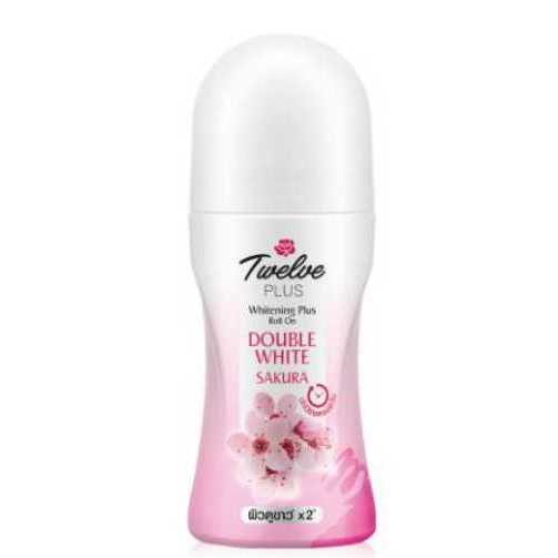 Twelve PLUS Whitening Plus Roll On Double White 45 ml.