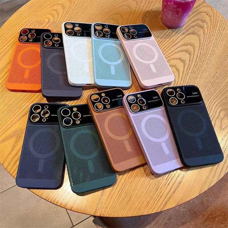 พร้อมส่ง เคสรูระบาย ชาร์จได้ มีกระจกกันเลนส์ สำหรับรุ่น for iPhone 11 12 13 14 Pro max 12Promax 13Promax 14Promax 14Pro