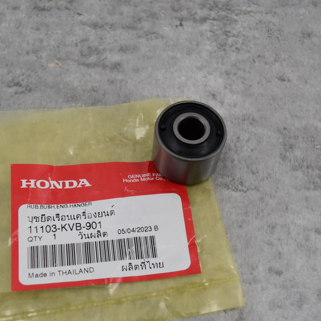 บูชยึดเรือนเครื่องยนต์ ออโตเมติก (ขนาด 28*20 รูใน10.18) ปี2006-2020 แท้ศูนย์ฮอนด้า ราคา/1ชิ้น 11103-