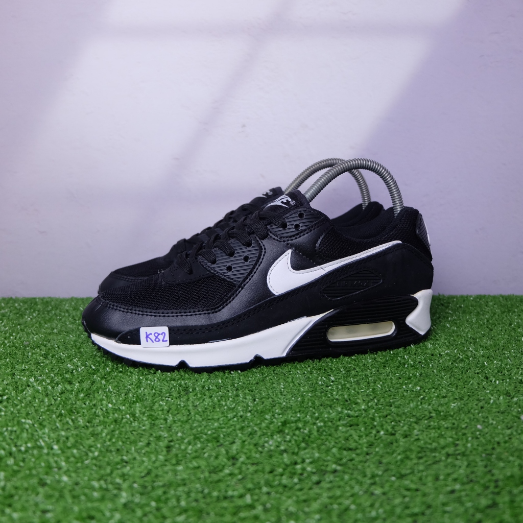 (39/25 cm) Nike Air Max 90 Recraft Black White ไนกี้มือ2ของแท้💯 รองเท้าผ้าใบผู้หญิง