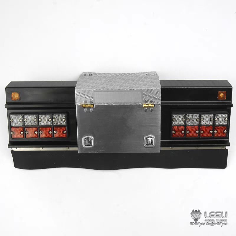 LESU Metal Taillight Toolbox 1/14 TAMIYA Scania R620 R470 RC Tractor Truck Model DIY Car ชุดไฟท้ายรถ