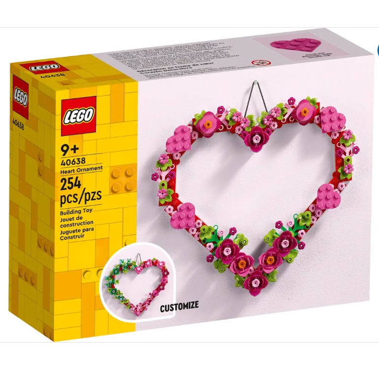 เลโก้ LEGO Exclusives 40638 Heart Ornament {สินค้าใหม่มือ1 พร้อมส่ง กล่องคมสวย ลิขสิทธิ์แท้ 100%}