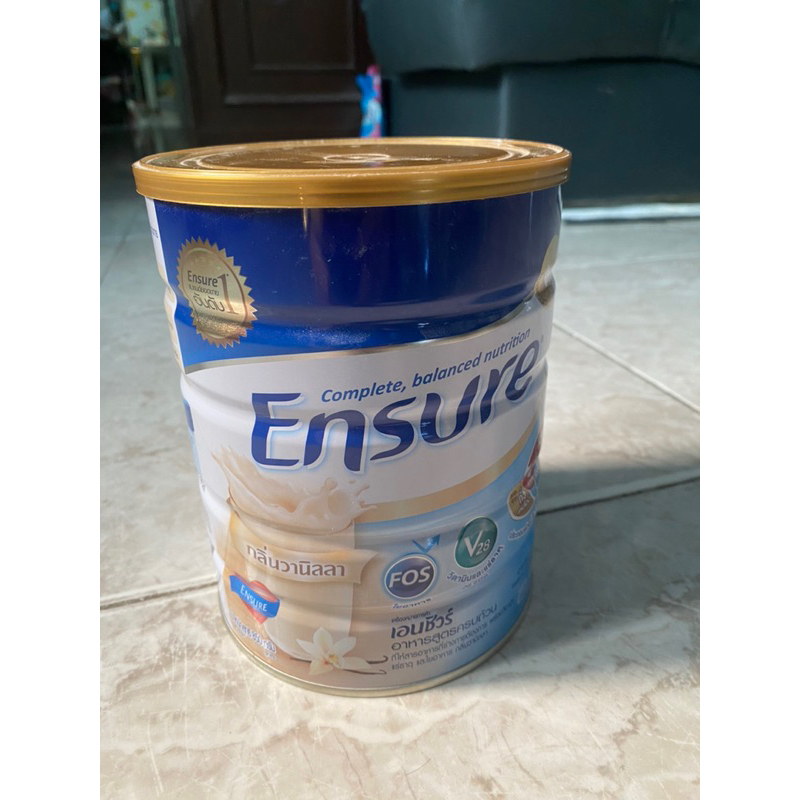 Ensure Vanilla 850g. [เอนชัวร์ กลิ่นวานิลลา] 850กรัม อาหารสูตรครบถ้วน เสริมสร้างโปรตีน