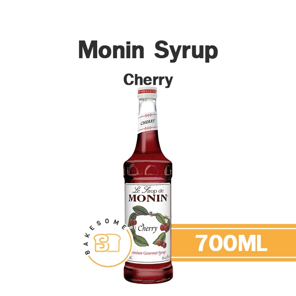 Monin Syrup Cherry โมนิน ไซรัป เชอร์รี่ โมแนง ไซรัป น้ำเชื่อม โมนิน 700ML