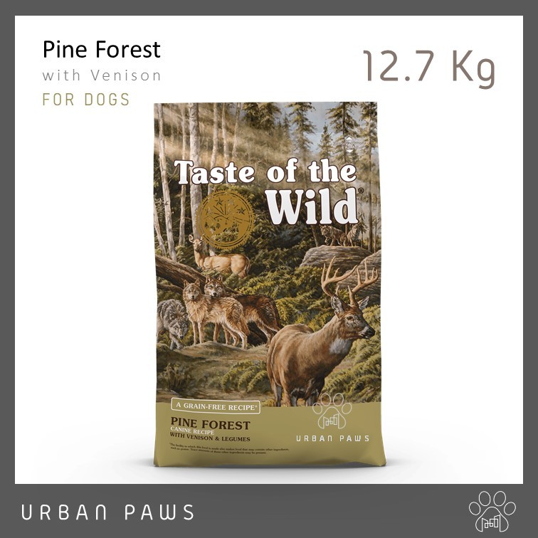 [EXP 02/27] อาหารสุนัข Taste of The Wild - Pine Forest [Grain free] สูตรเนื้อกวาง 12.7 Kg.