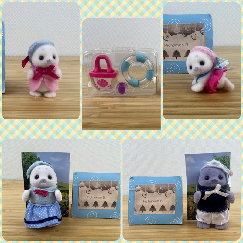 🌻เลือกแบบได้ มือ1🌻 Sylvanian Seal Family ซิลวาเนียน ครอบครัว แมวน้ำ แยกขาย มือ1