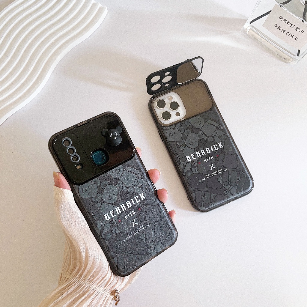 เคสกระจกตั้งได้ เคสกันเลนส์กล้อง กระจกส่องได้ OPPO A15 A15S A53 A5 F7 A5S A31 RENO5 RENO 7Z 8Z 8T VI