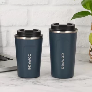แก้วกาแฟ แก้วเก็บอุณหภูมิ แก้วน้ำเก็บความเย็น 2ขนาด 380ml. และ 510ml. ขนาดกำลังพอดี พกพาง่าย น้ำหนักเบาสีสวยทุกใบ