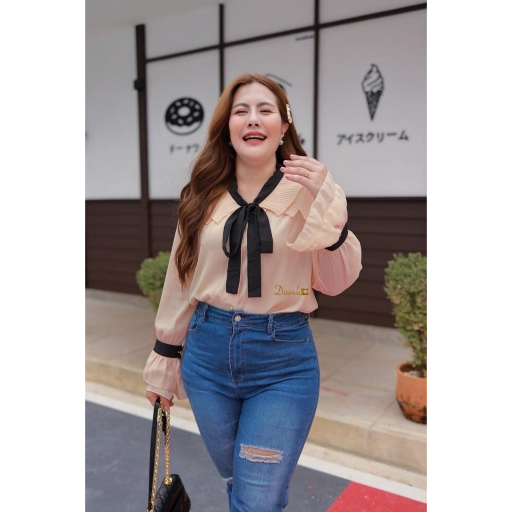 Dz202Vanila Shirt เสื้อเชิ้ตสีครีมวนิลา
