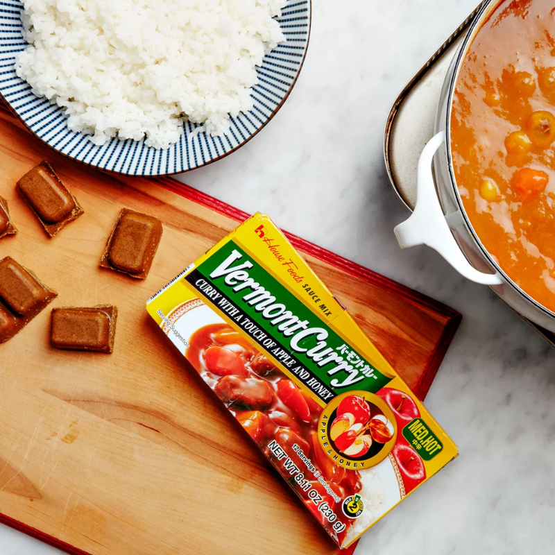 เฮ้าส์ เครื่องแกงกะหรี่ แบบก้อน เผ็ดกลาง 230 กรัม - Japanese Vermont Curry Medium Hot 12 Servings 230g - รูปที่ 2