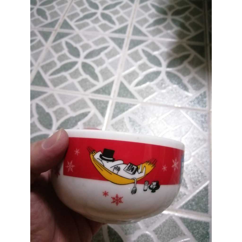 ***สินค้ามือ2 โปรดเข้าใจสภาพ***ถ้วยซอส ถ้วยน้ำจิ้ม ลายตัวการ์ตูน Moomin ของ KFC
