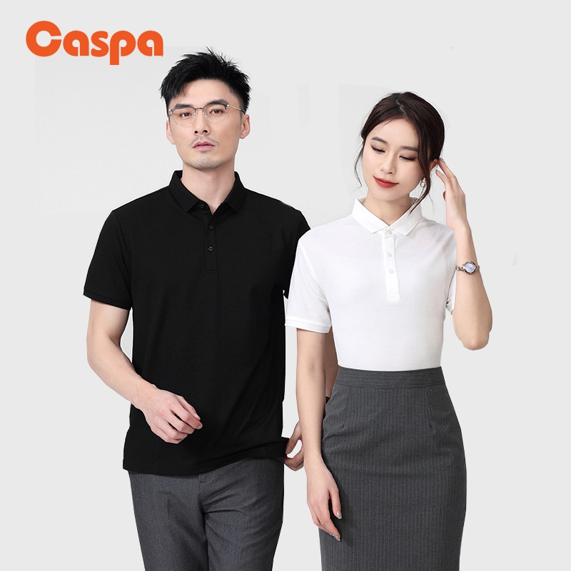 Caspa รุ่น PL-395T เสื้อโปโล แขนจั๊ม เสื้อคอปก ผู้ชายผู้หญิง ราคาถูก