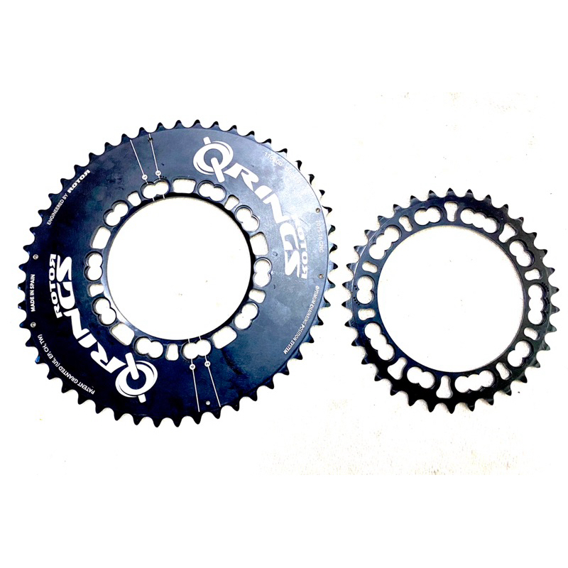 ใบจาน Rotor Q Ring Aero 50-34T BCD 110 จานหมอบ 5 รู