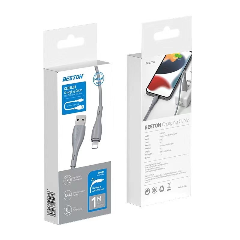 Beston สายชาร์จสำหรับไอโฟน 1 เมตร FastCharger Cable รองรับ รุ่น iPhone 5 5S 6 6S 7 7P 8 X XR XS Max 11 11Pro 11Pro Max