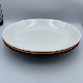 SB Melamine [12 ชิ้น] จานกลมลึกทรงใบบัว ขนาด 6.5-9 นิ้ว รุ่น P282 Pack 12 ชิ้น