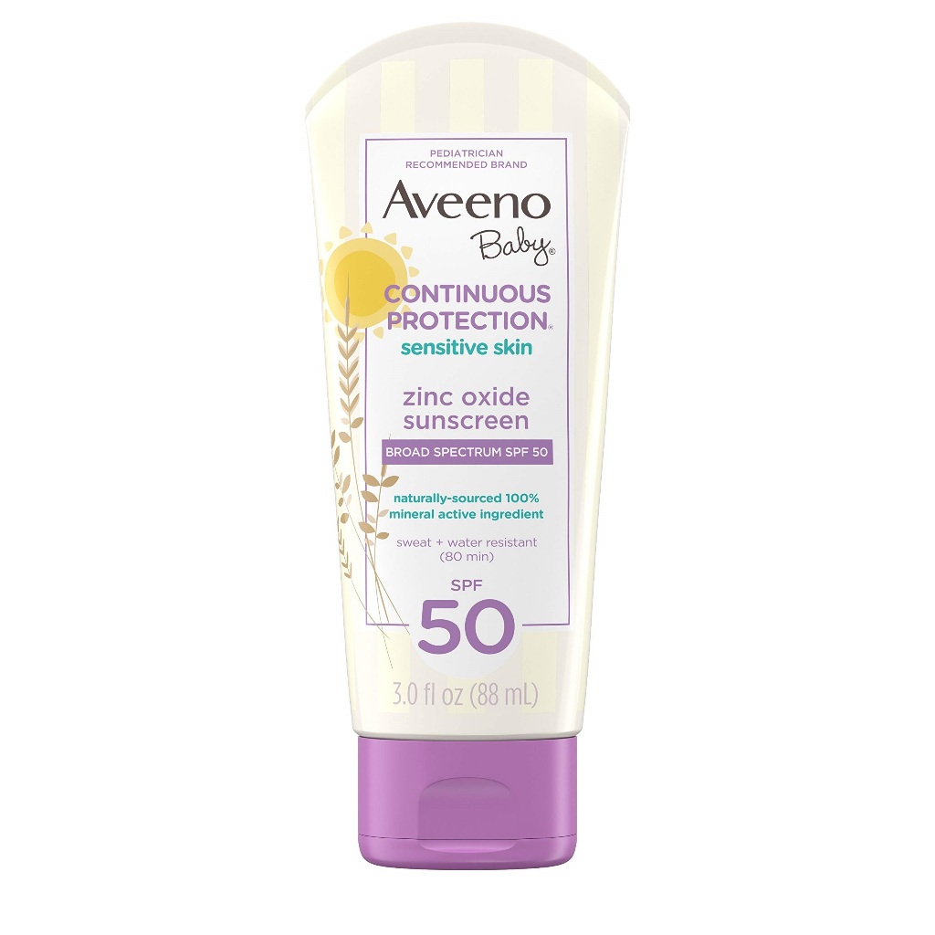 พร้อมส่ง ของแท้ Aveeno Baby/Kids Zinc Oxide Fragrance Free SPF50 Sunscreen Lotion (88ml)/ Stick (13g/42g)