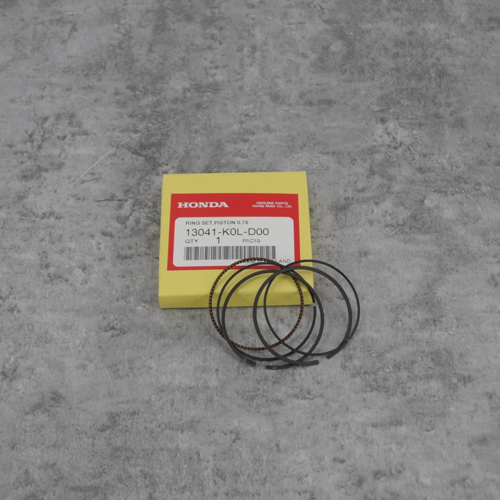 ชุดแหวนแท้ allnew เวฟ125i ปี23 (S0.75 / 50.75มิล) (Riken) แท้ศูนย์ฮอนด้า ราคา/1ชุด 13041-K0L-D00