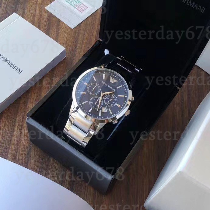 นาฬิกาข้อมือผู้ชาย รุ่น AR2434  AR1968 AR2448 EMPORIO ARMANI