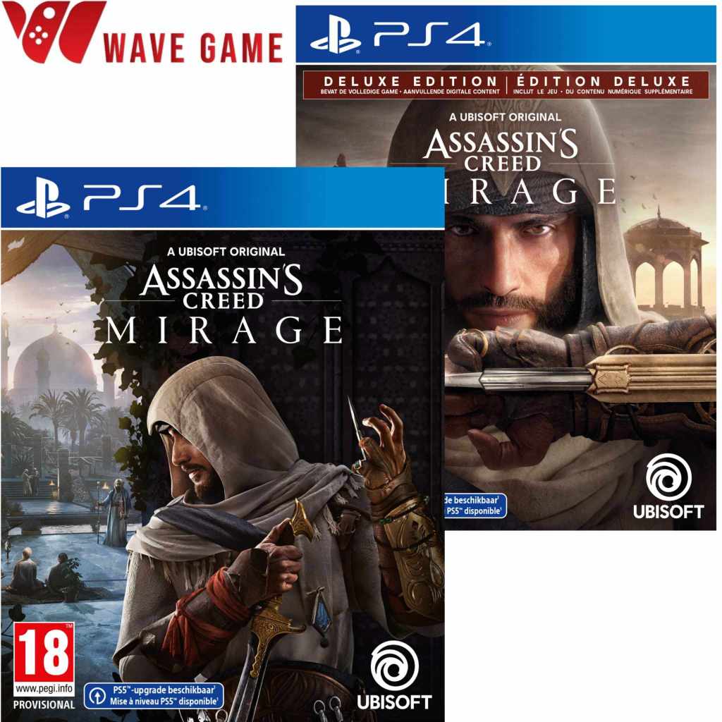 ps4 assassin's creed mirage ( english ) std zone 2 / deluxe zone 2