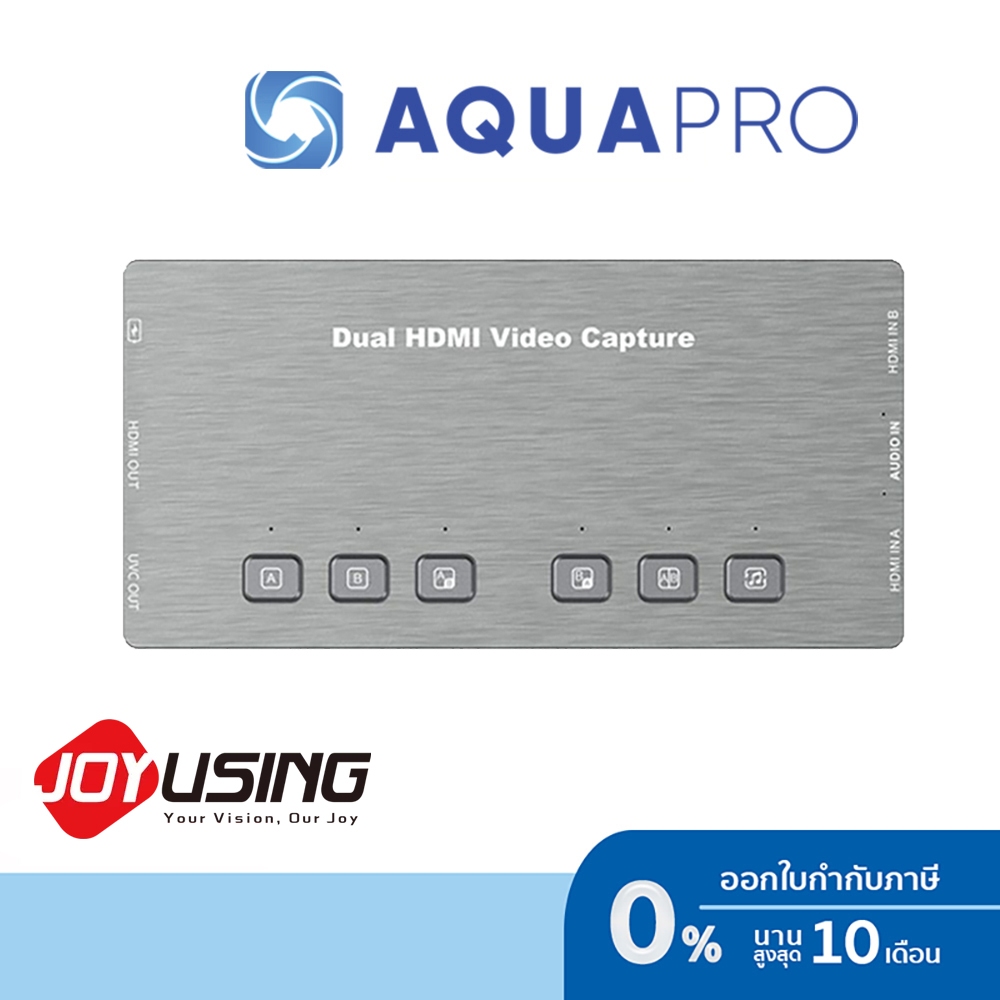 Joyusing JC2H Dual HDMI Video Capture Card กล่องแคปเจอร์ภาพ ประกันศูนย์ไทย