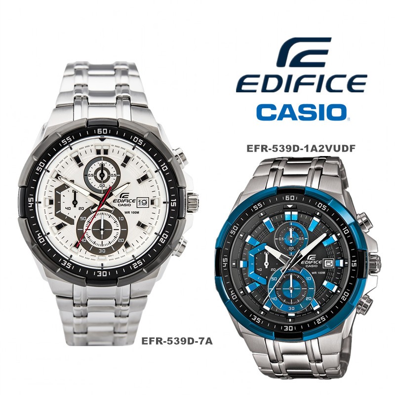 นาฬิกาคาสิโอ รุ่น EFR-539L-7A และ EFR-539D-1A2VUDF นาฬิกาข้อมือผู้ชาย