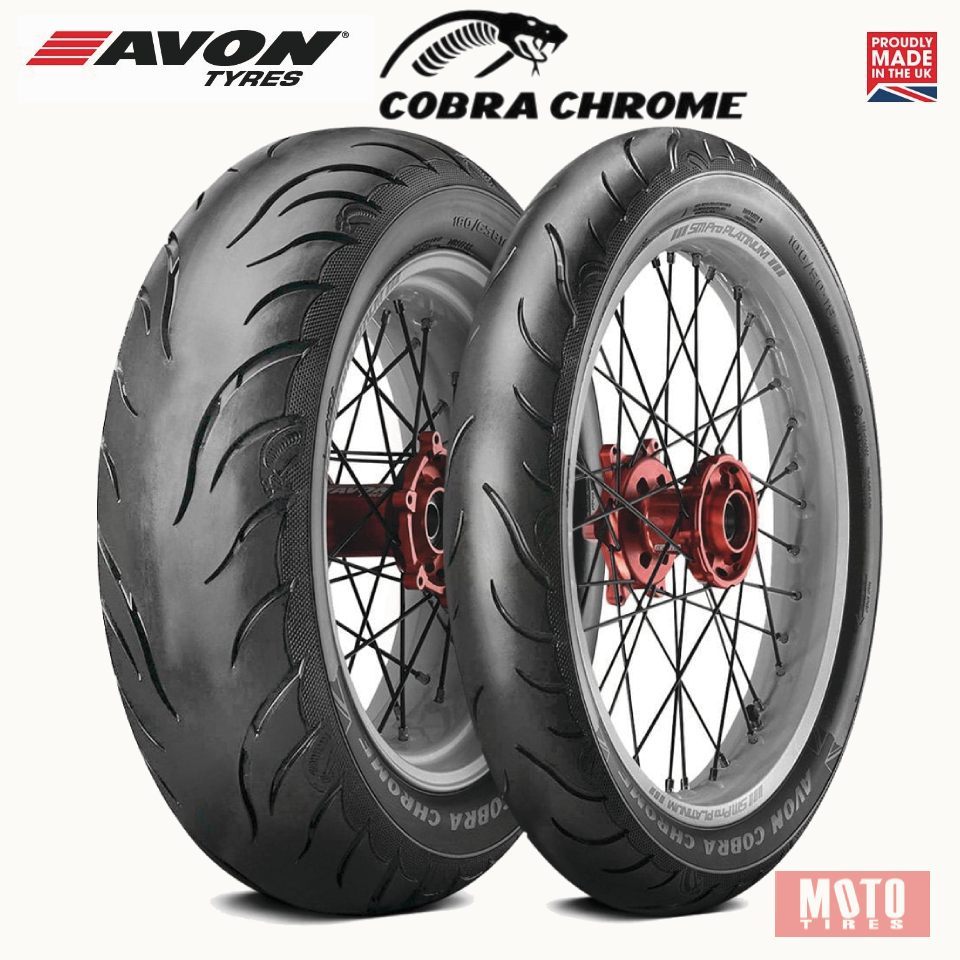 ยางมอเตอร์ไซค์ Harley Davidson ยี่ห้อ Avon Cobra Chome