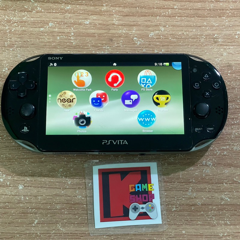 Psvita 2000 Wifi Black Khaki สีดำ กากี มือสอง(USED) เครื่องเล่นเกมส์พกพา#256