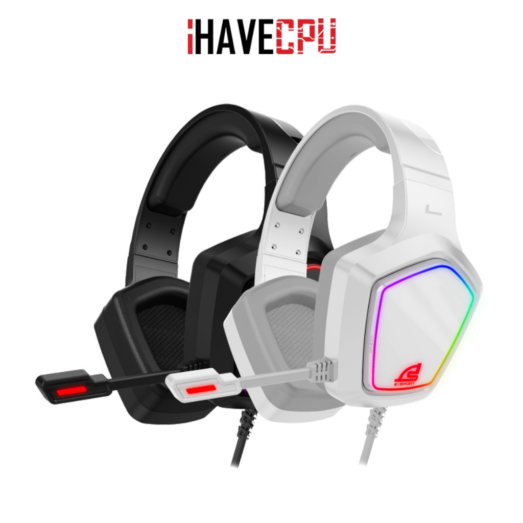 iHAVECPU HEADSET (หูฟัง) SIGNO GAMING HEADSET 7.1 RGB