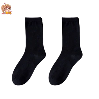 annacny ถุงเท้าข้อยาว 🧦โทนสีพื้น ขนาดFree size ผ้าหนาพิเศษ 🎁 พร้อมส่ง S20